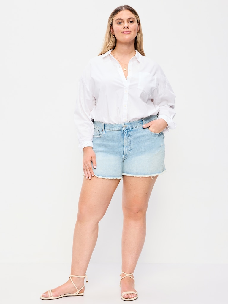 High-Waisted OG Jean Shorts -- 4-inch inseam