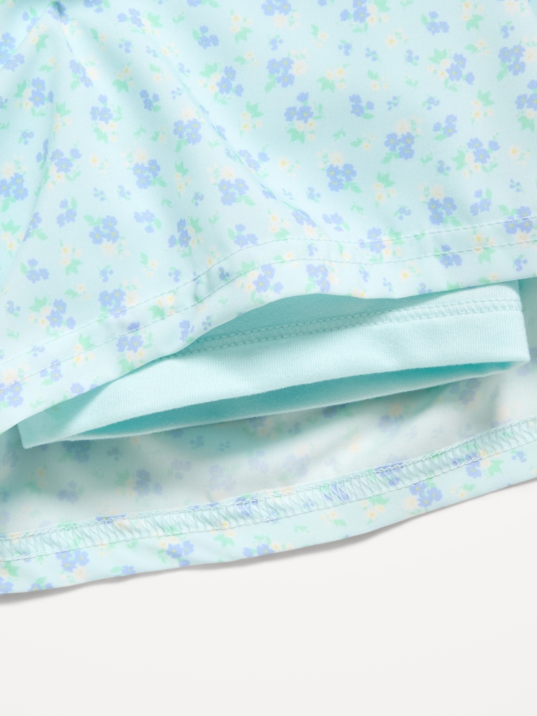 High-Waisted StretchTech Performance Shorts for Girls