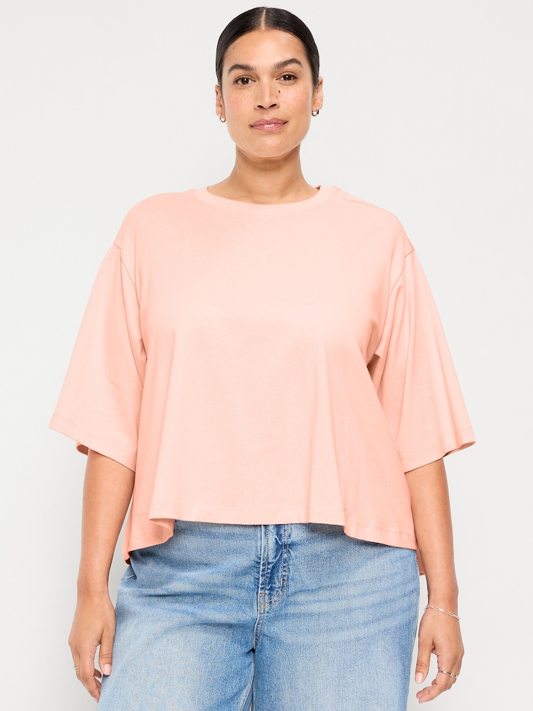 Short-Sleeve Trapeze T-Shirt