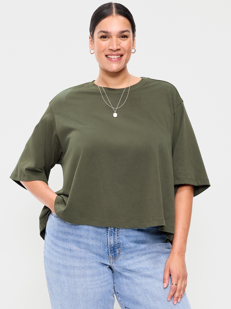 Short-Sleeve Trapeze T-Shirt