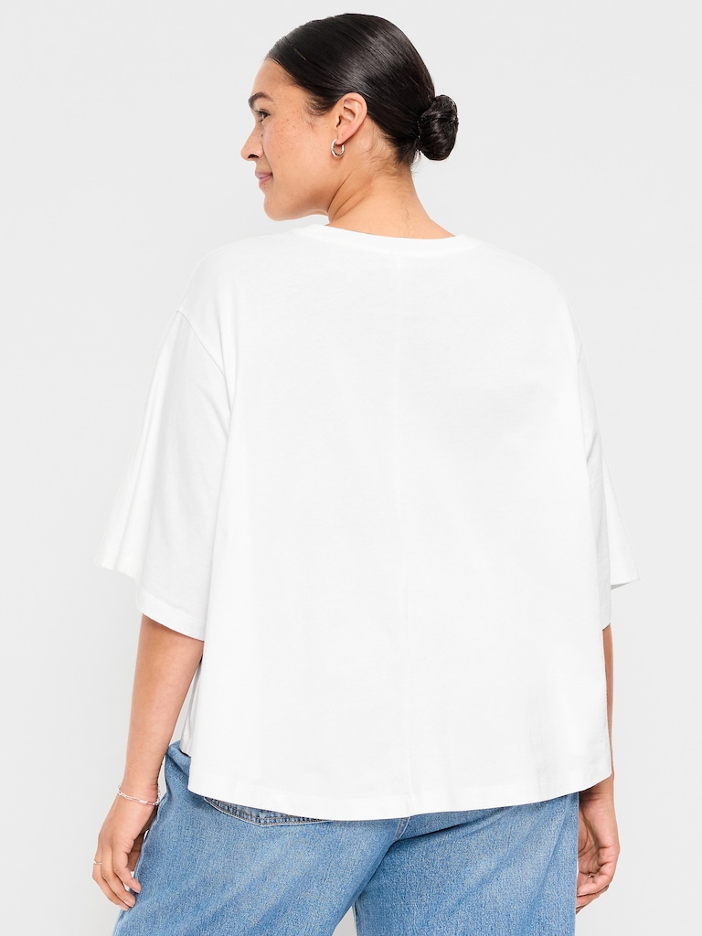 Short-Sleeve Trapeze T-Shirt