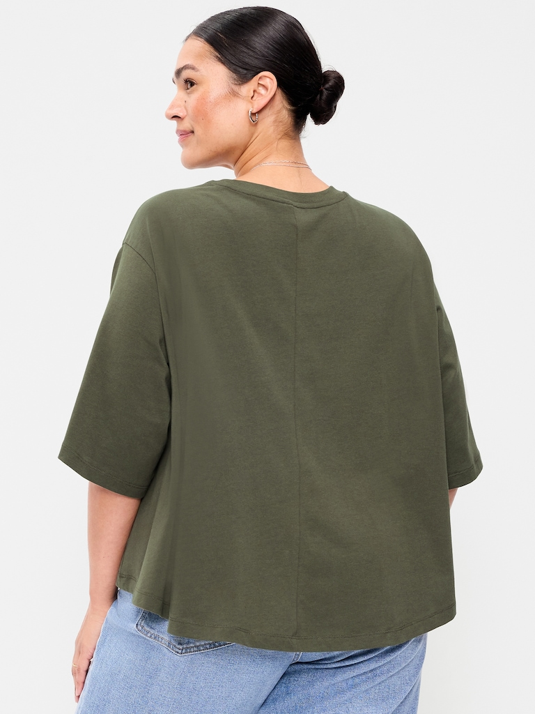 Short-Sleeve Trapeze T-Shirt