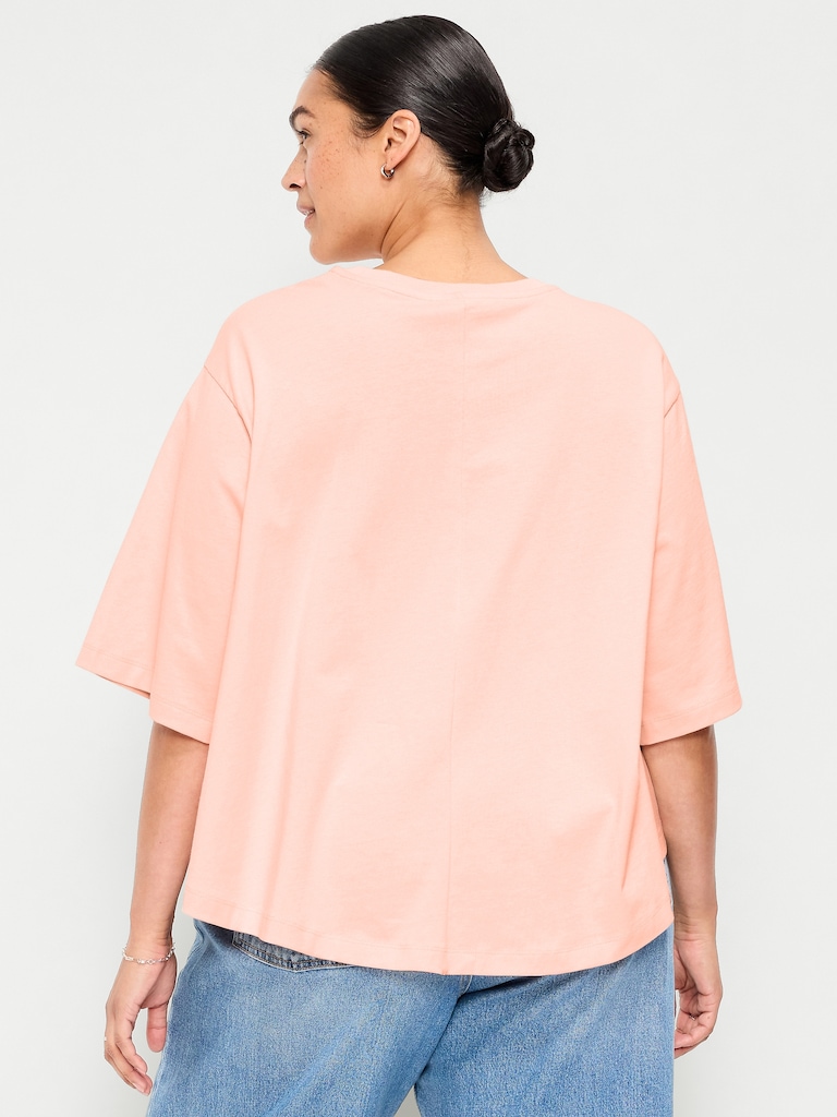 Short-Sleeve Trapeze T-Shirt