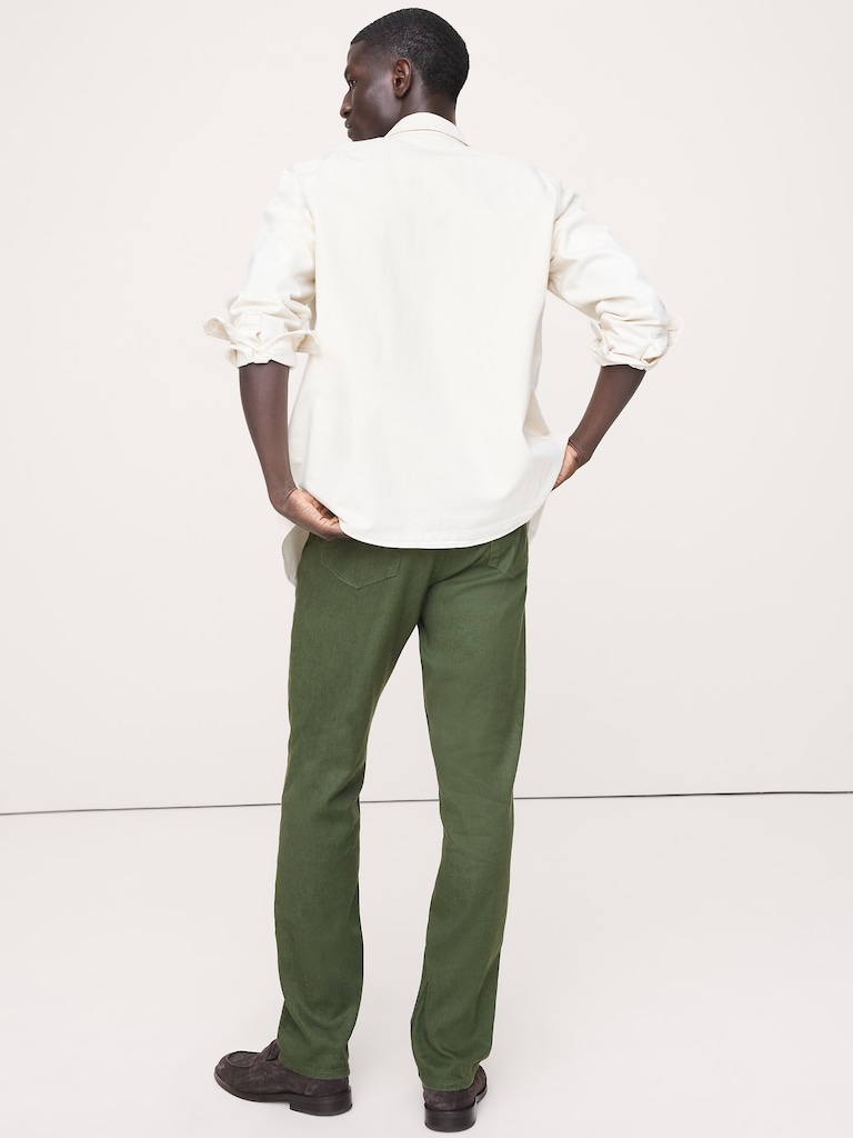 Slim Linen-Cotton Traveler Pant
