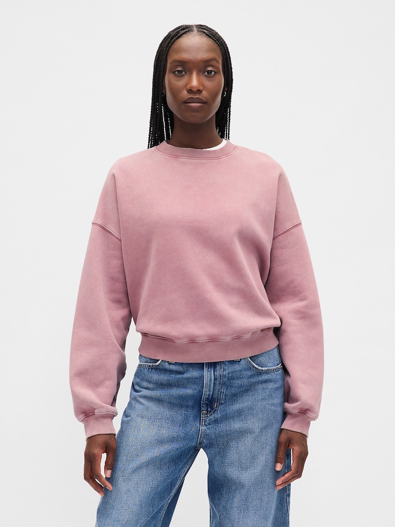 VintageSoft Wedge Crewneck Sweatshirt