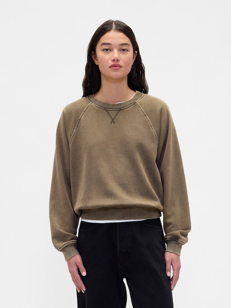 Heavyweight French Terry Raglan Sweatshirt