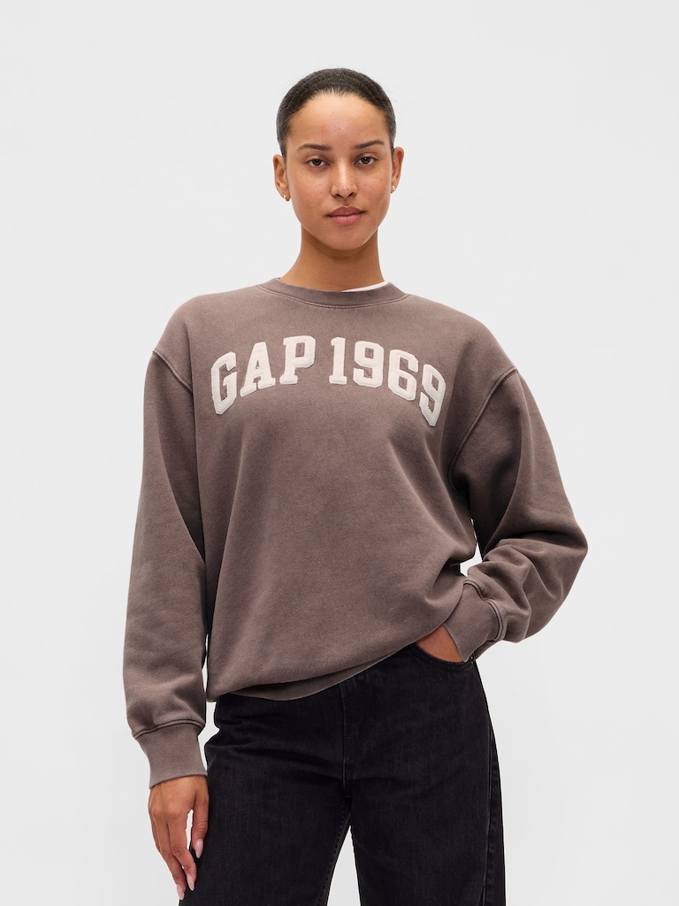 VintageSoft Gap Logo Tunic Sweatshirt