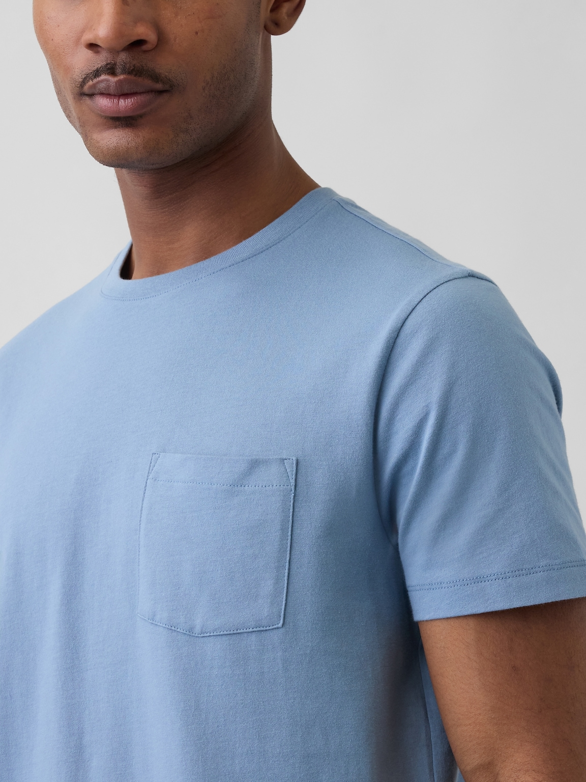 Adult Organic Cotton Pocket T-Shirt