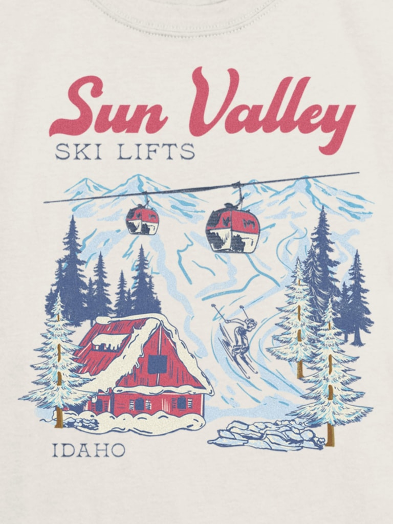 Kids Sun Valley Lifts Graphic T-Shirt