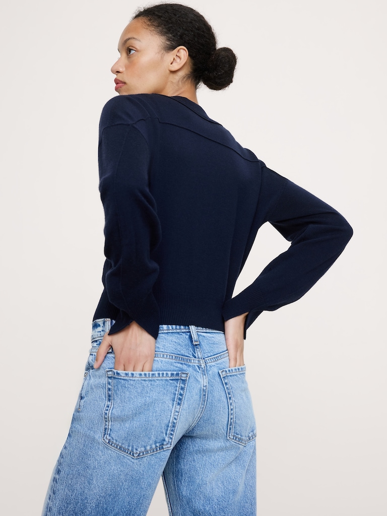 Merino Cardigan Sweater