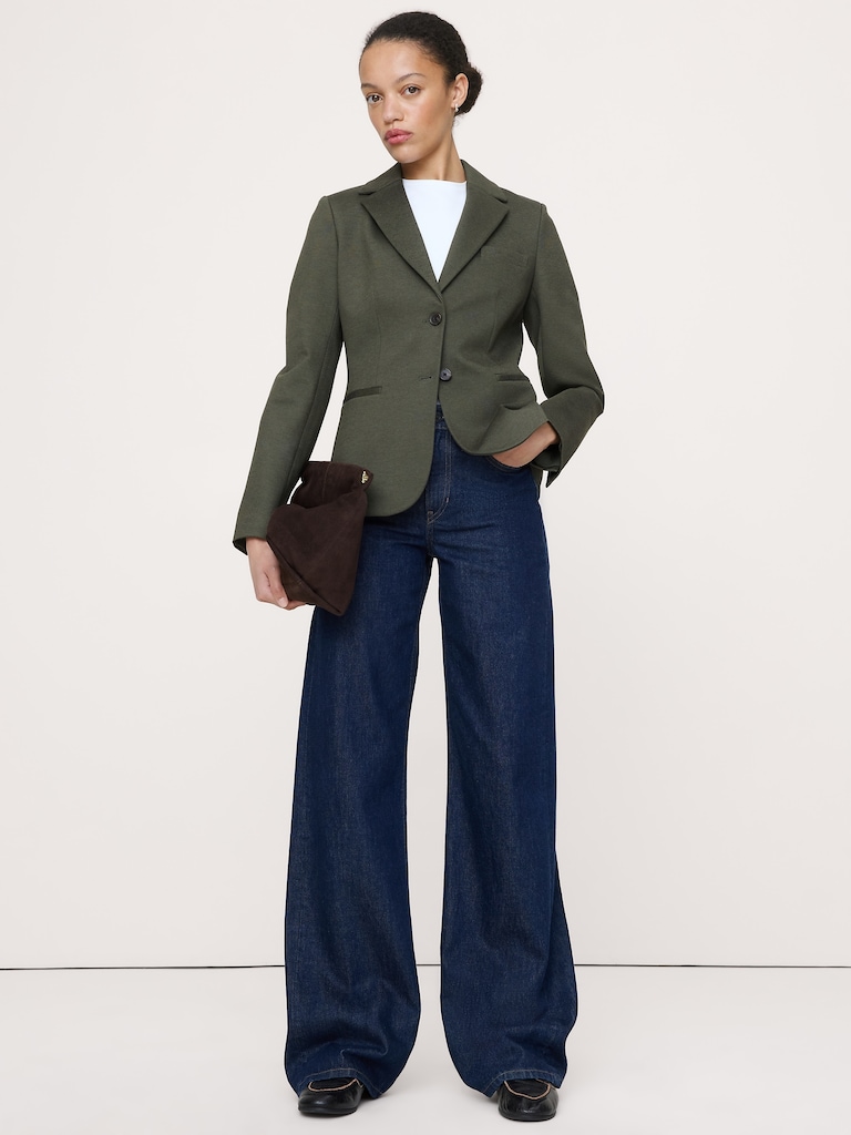 Slim Everywhere Ponte Blazer