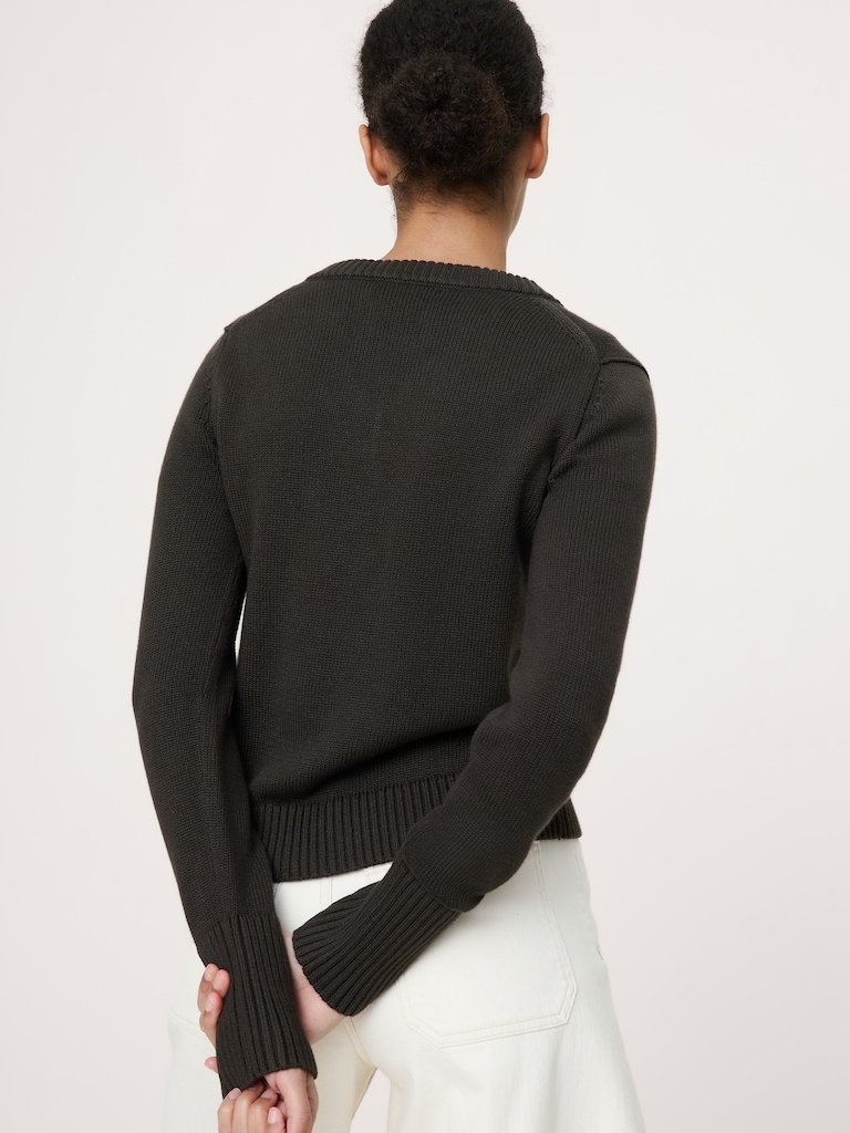 Eversoft Cotton-Silk V-Neck Sweater