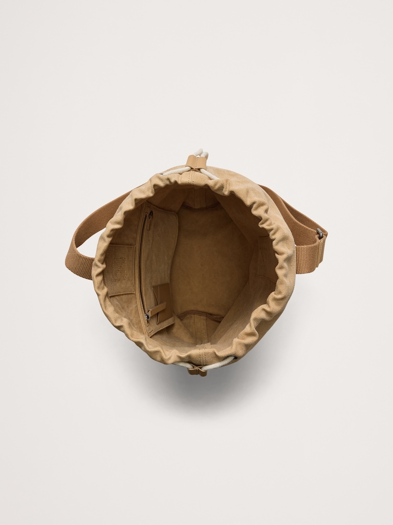 Cotton Canvas Crossbody Bag