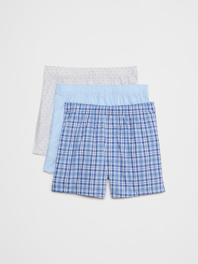 Cotton Boxers (3 Pack)