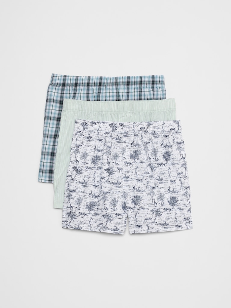 Cotton Boxers (3 Pack)