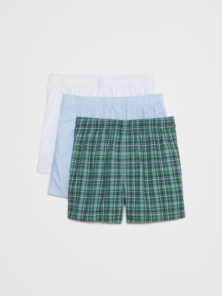 Cotton Boxers (3 Pack)