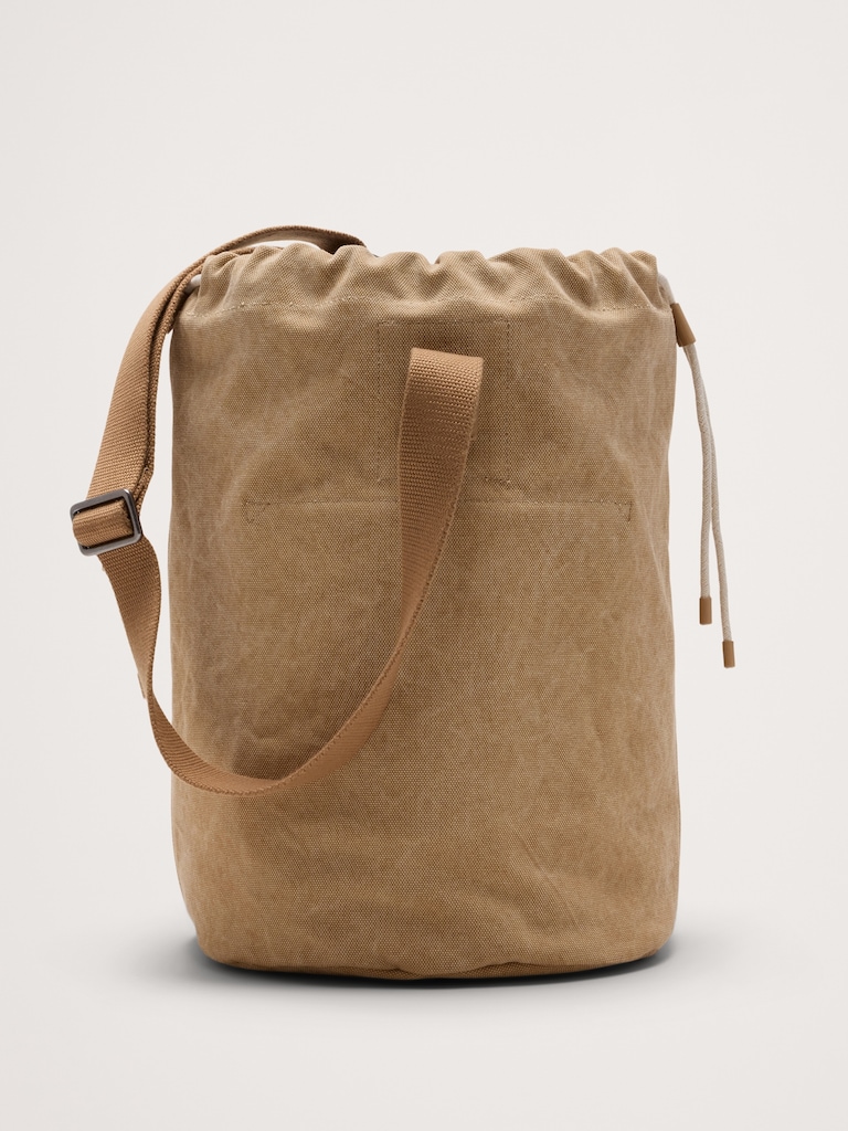Cotton Canvas Crossbody Bag