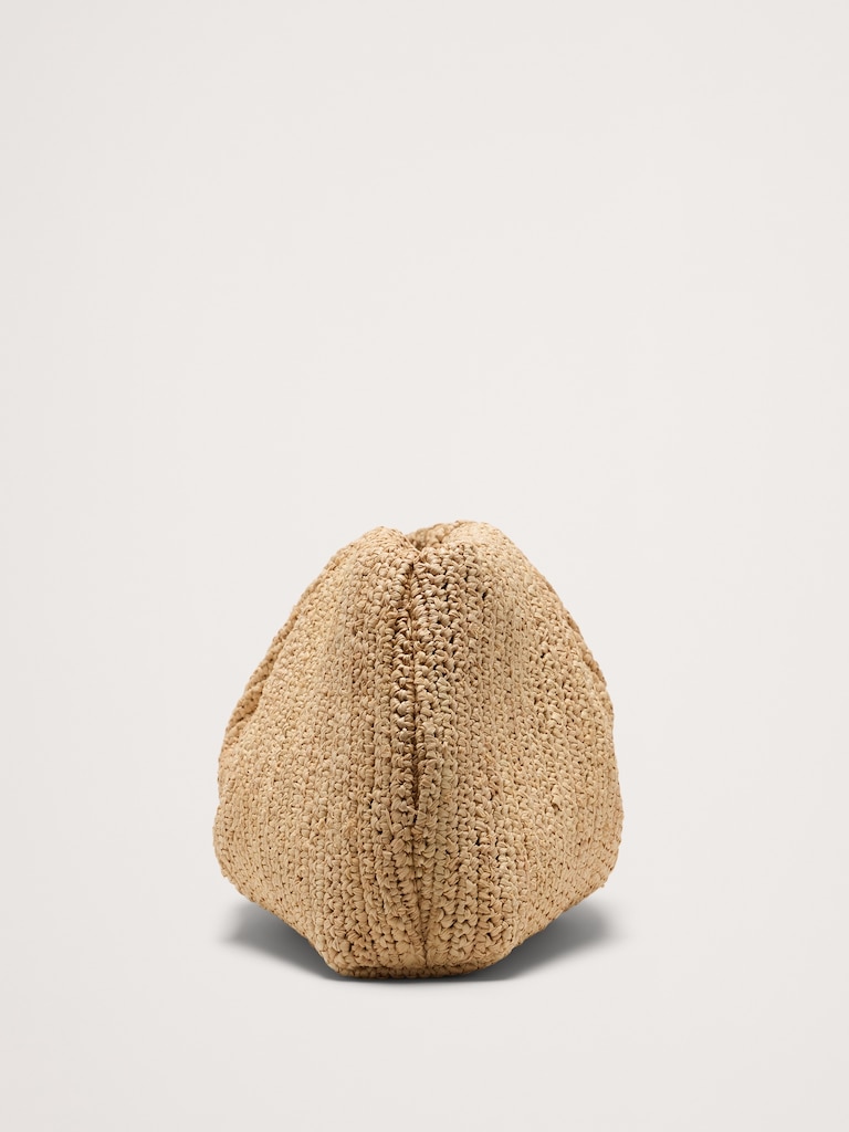 Raffia Clutch