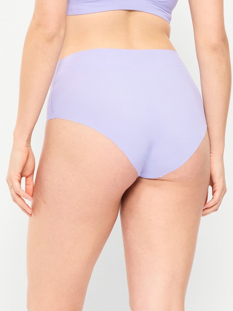 High-Waisted No-Show Brief Underwear