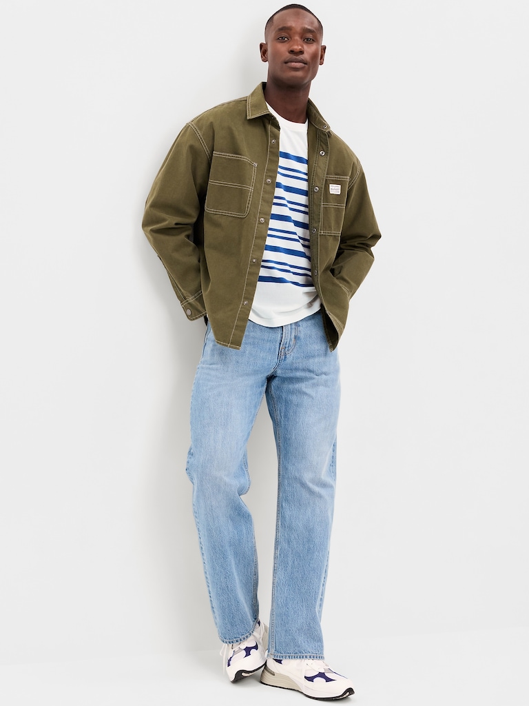 Crew-Neck Striped T-Shirt