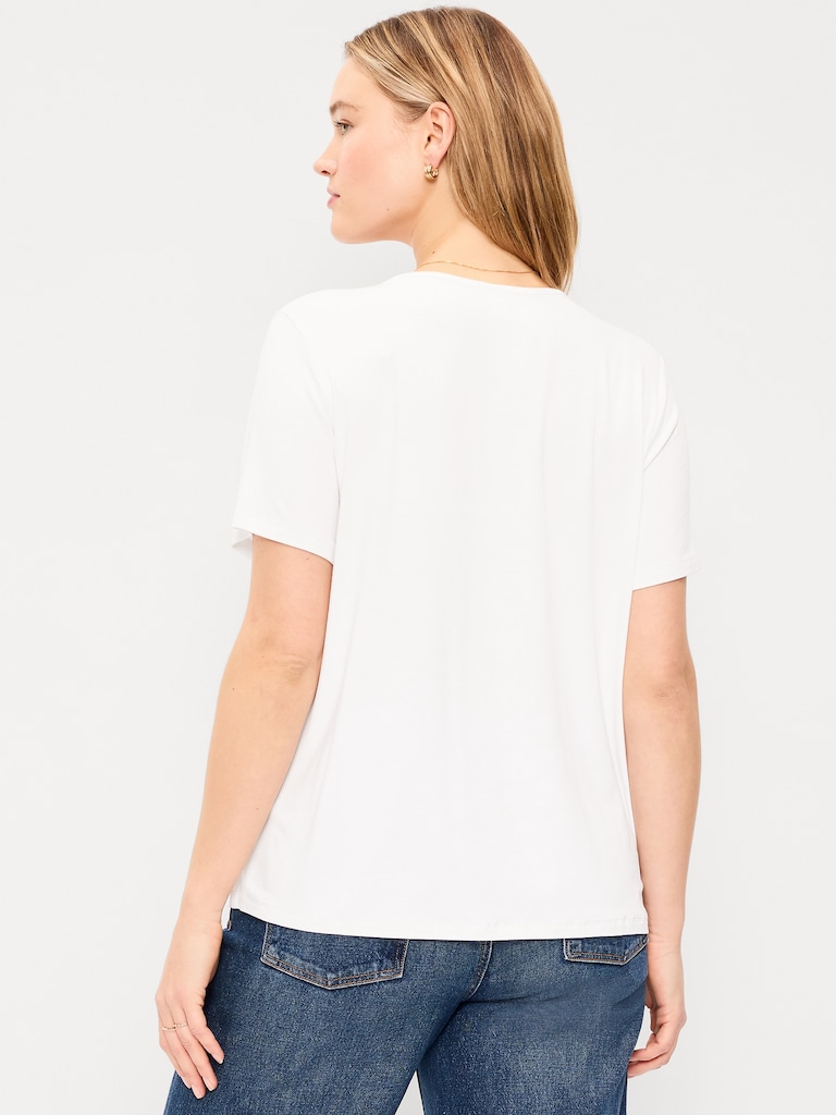 Luxe V-Neck T-Shirt