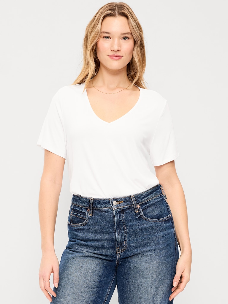Luxe V-Neck T-Shirt