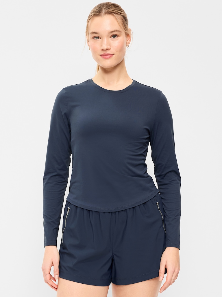 StudioSmooth Long-Sleeve Base Layer Top