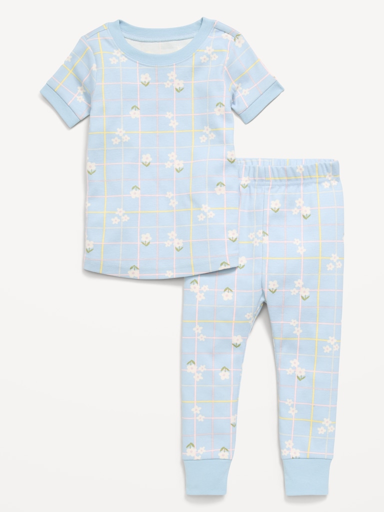 Unisex Snug-Fit Printed Pajama Set for Toddler & Baby
