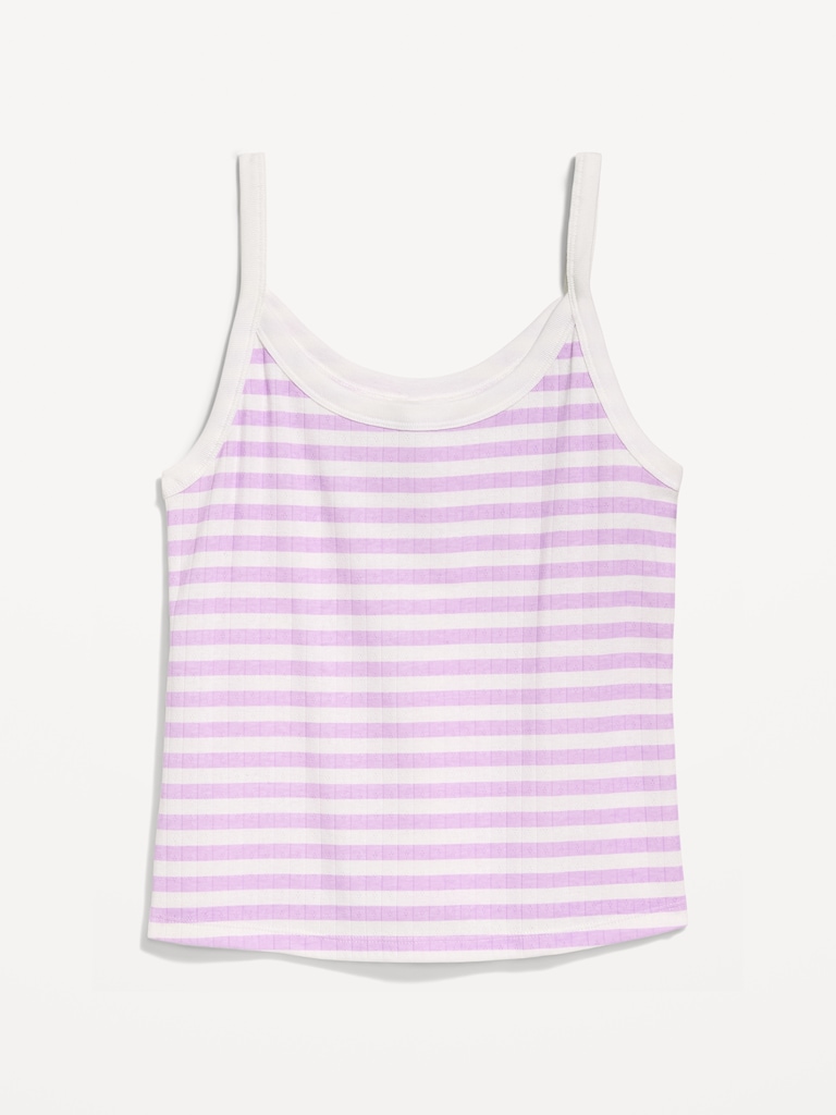 Pointelle Cami Tank Top