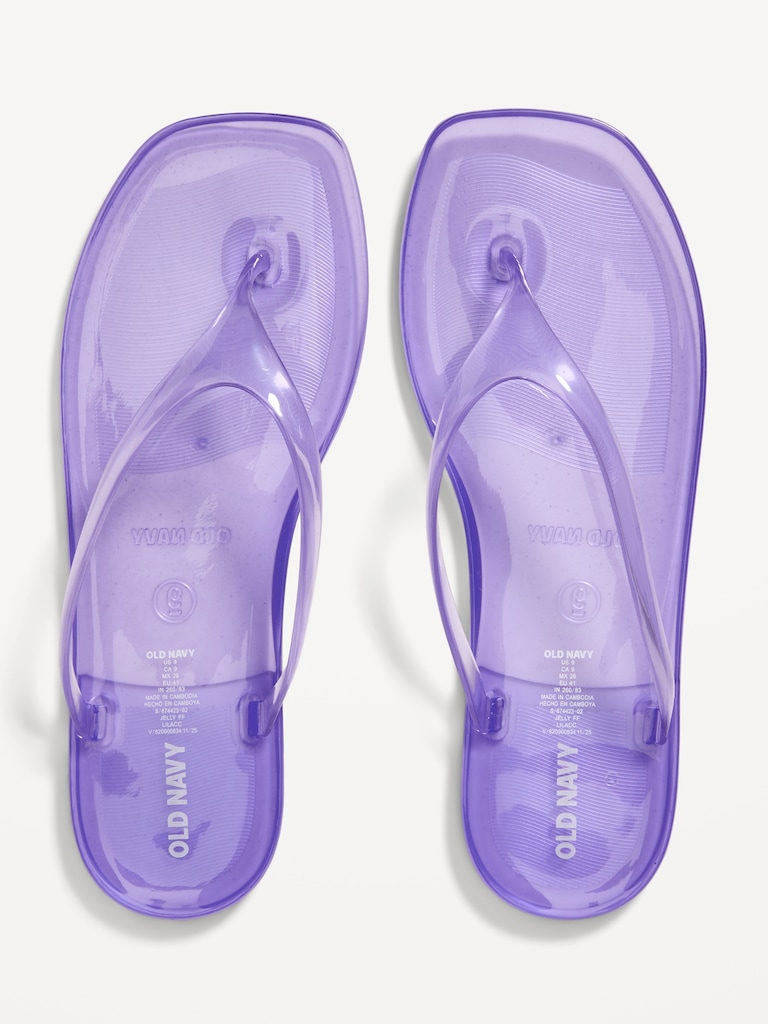 Flip-Flop Jelly Sandals for Women