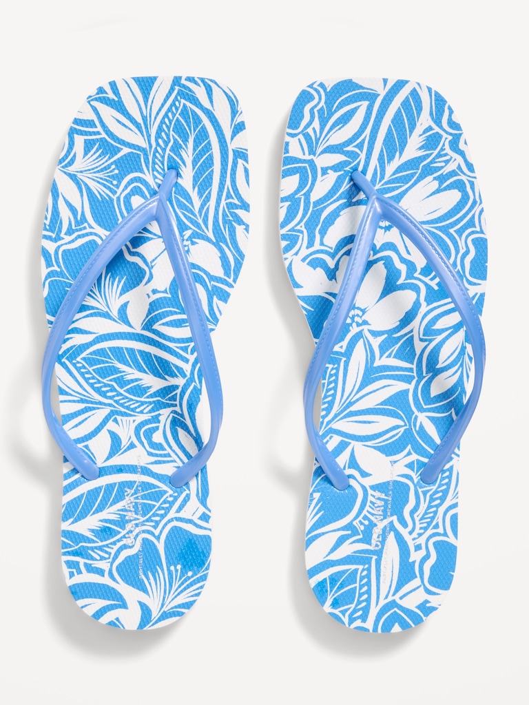 Square Toe Flip-Flop Sandals