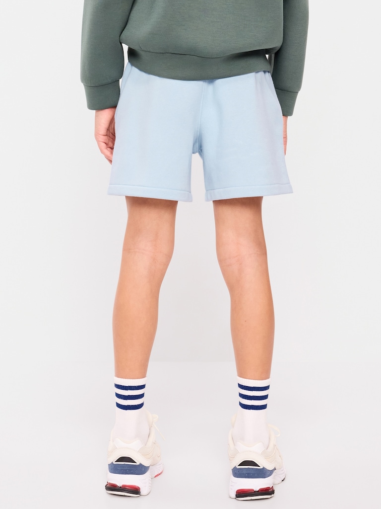 Below Knee Logo-Graphic Fleece Jogger Shorts for Boys