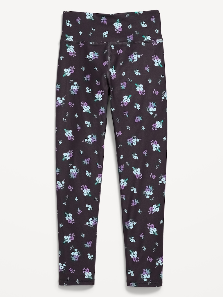 High-Waisted PowerSoft 7/8-Length Leggings for Girls