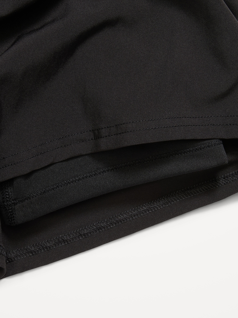 High-Waisted StretchTech Performance Shorts for Girls