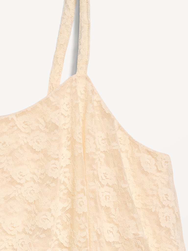 Tiered Lace Ruffle Top