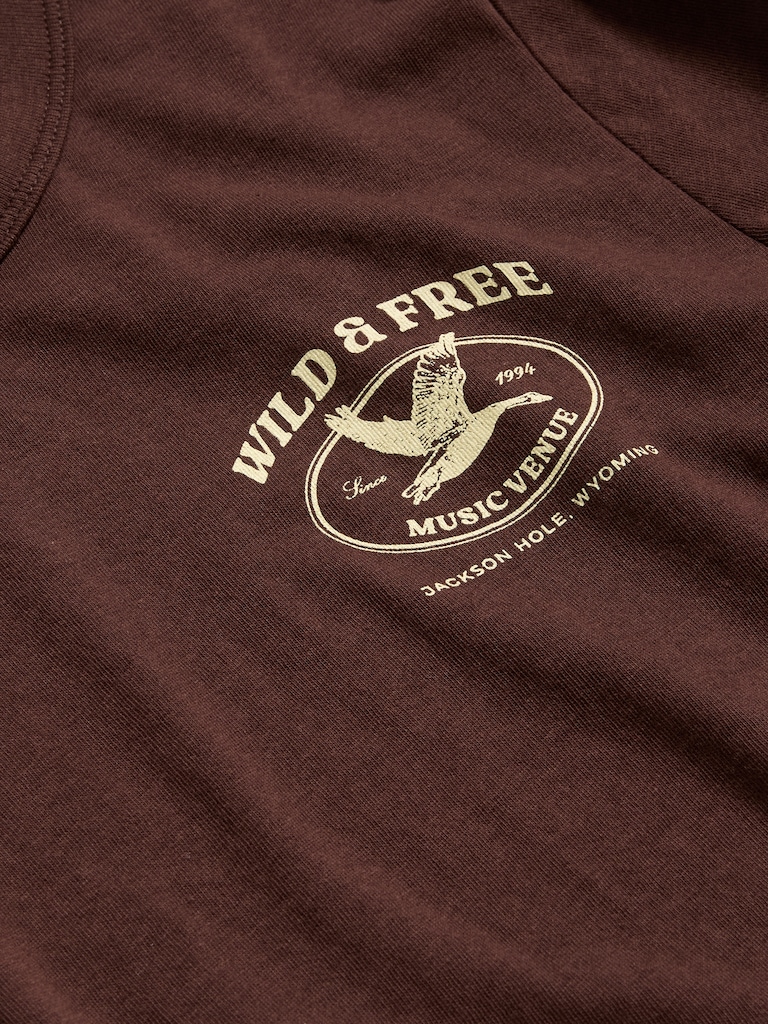 EveryWear Crew-Neck Graphic T-Shirt