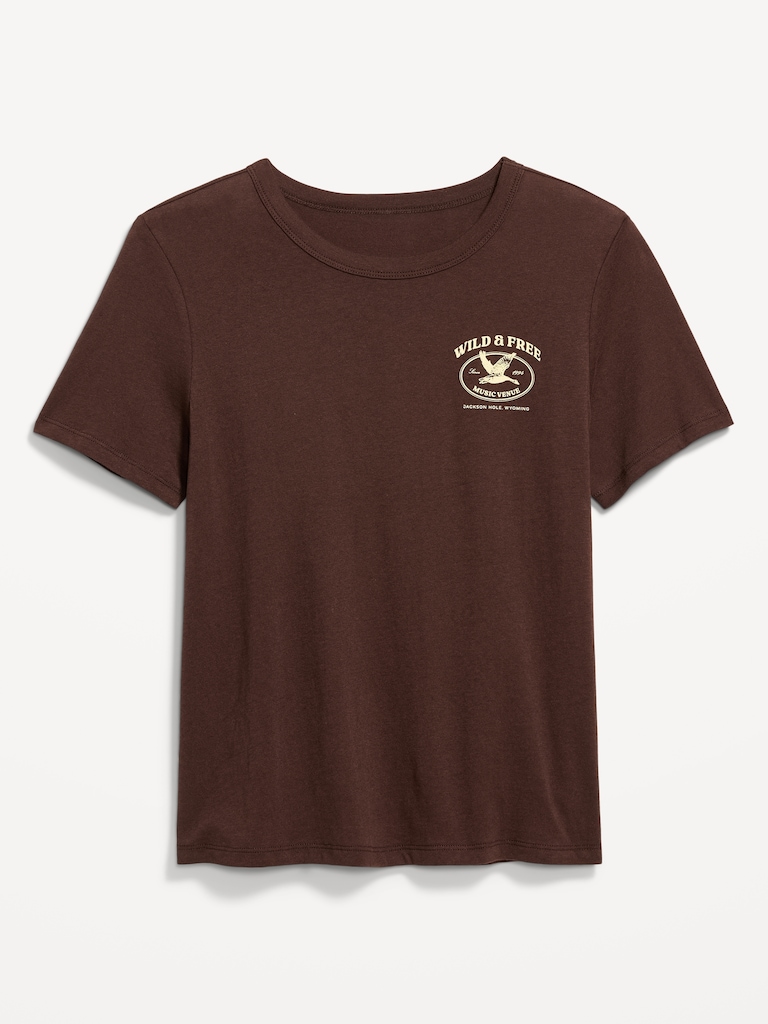 EveryWear Crew-Neck Graphic T-Shirt