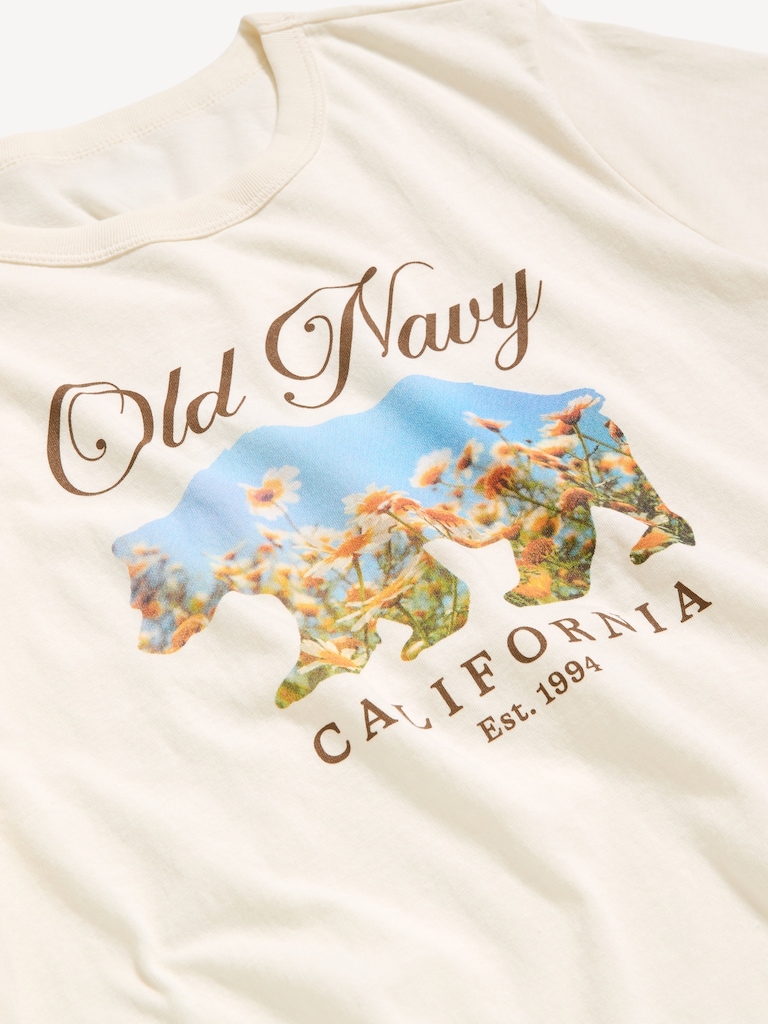 Crew-Neck Logo-Graphic T-Shirt