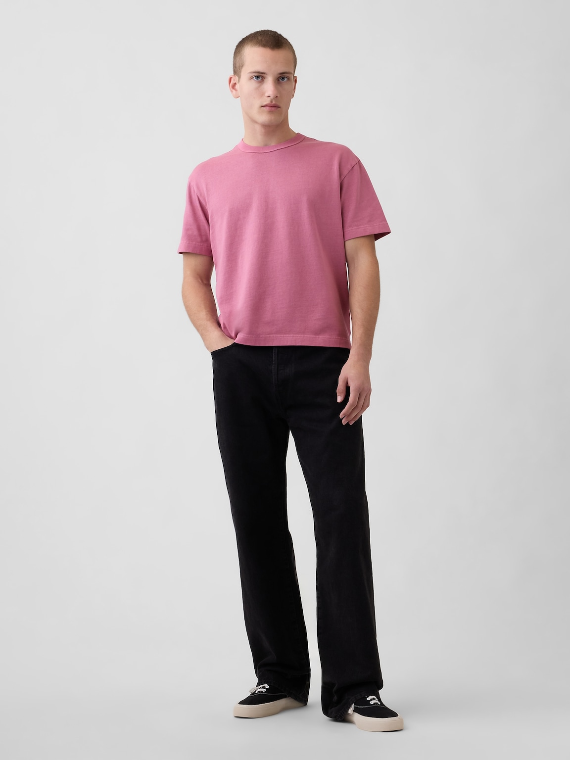 Adult Heavyweight Crop T-Shirt