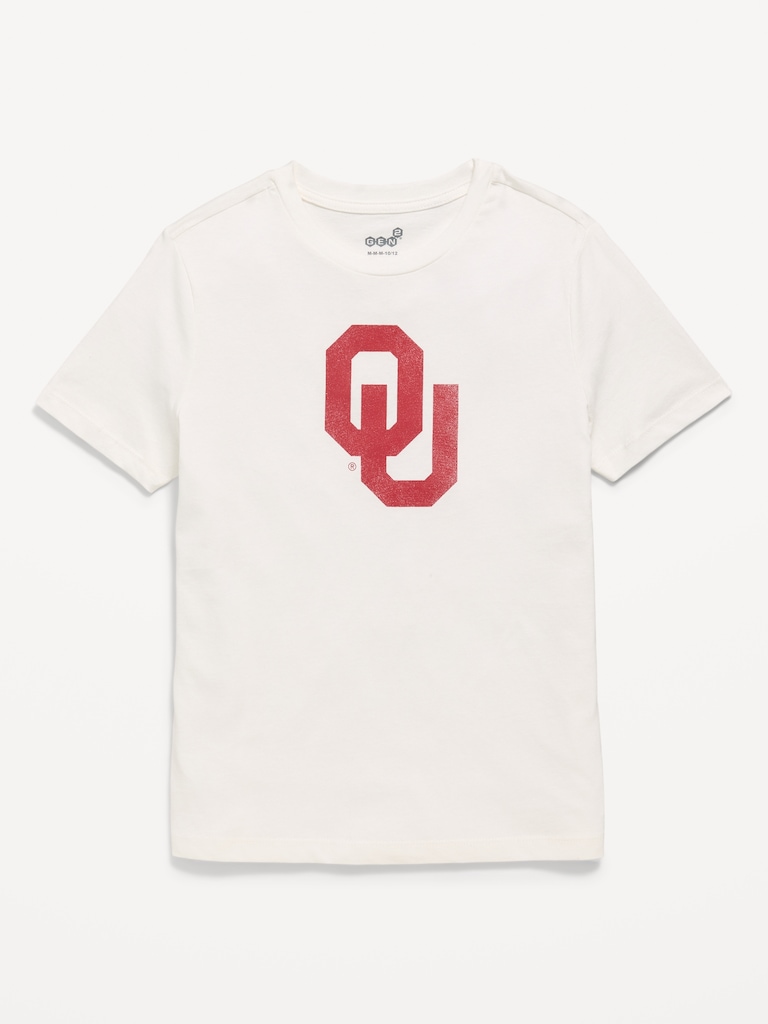 College Graphic Gender-Neutral T-Shirt for Kids