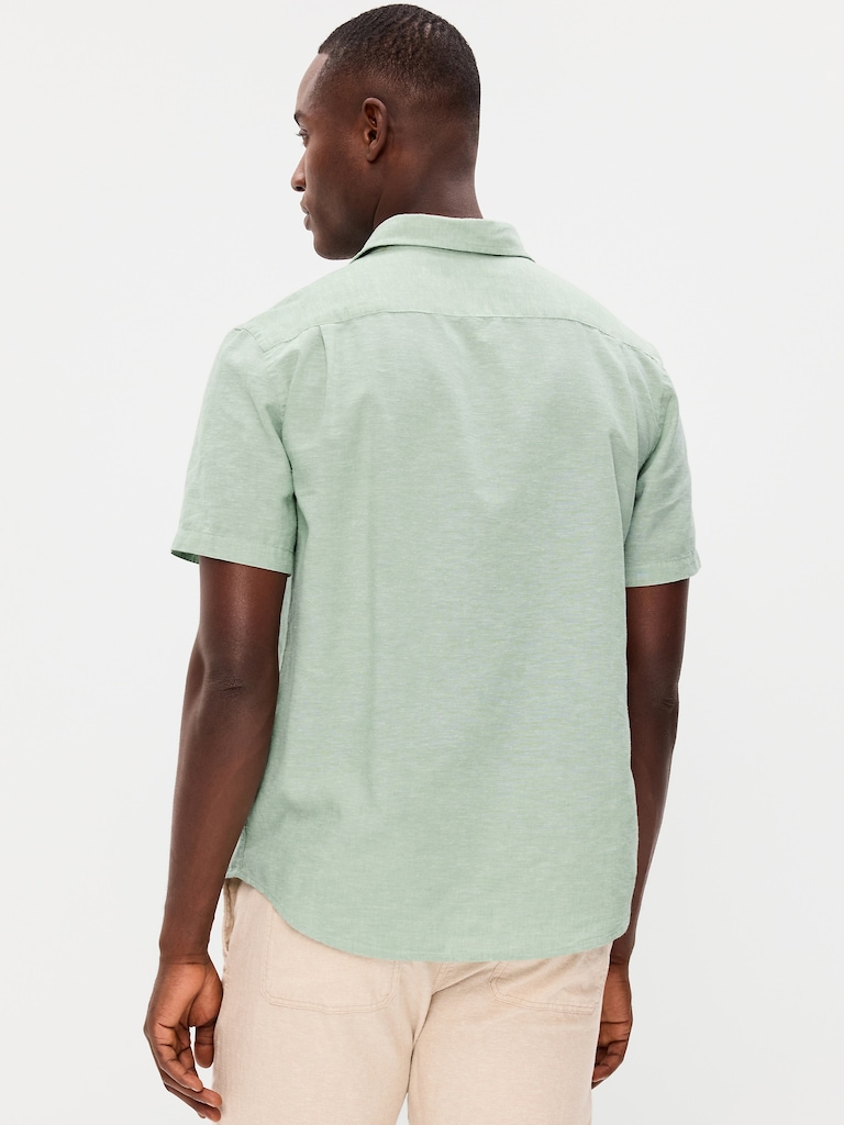 Classic Fit Everyday Linen-Blend Shirt