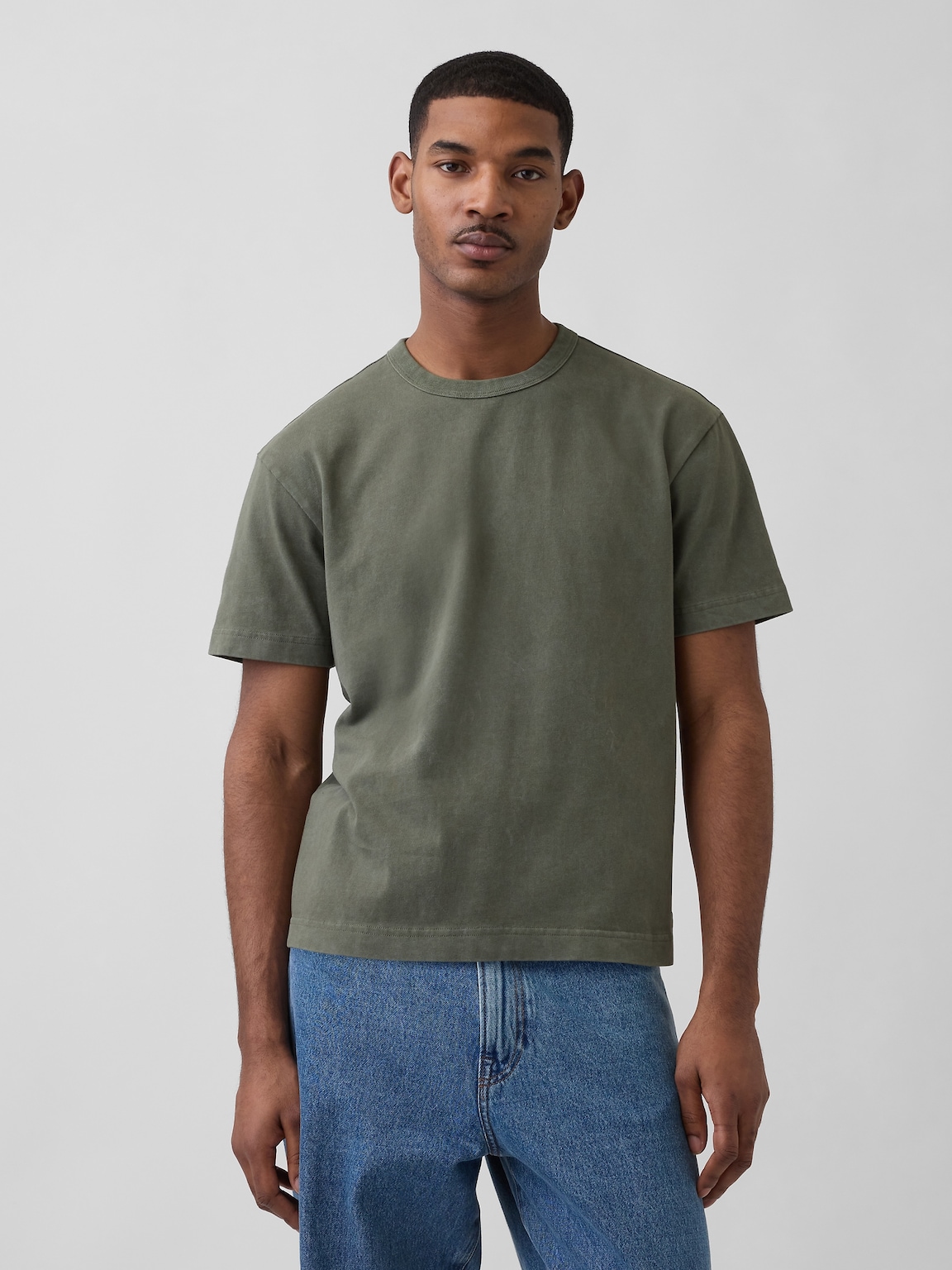 Adult Heavyweight Crop T-Shirt