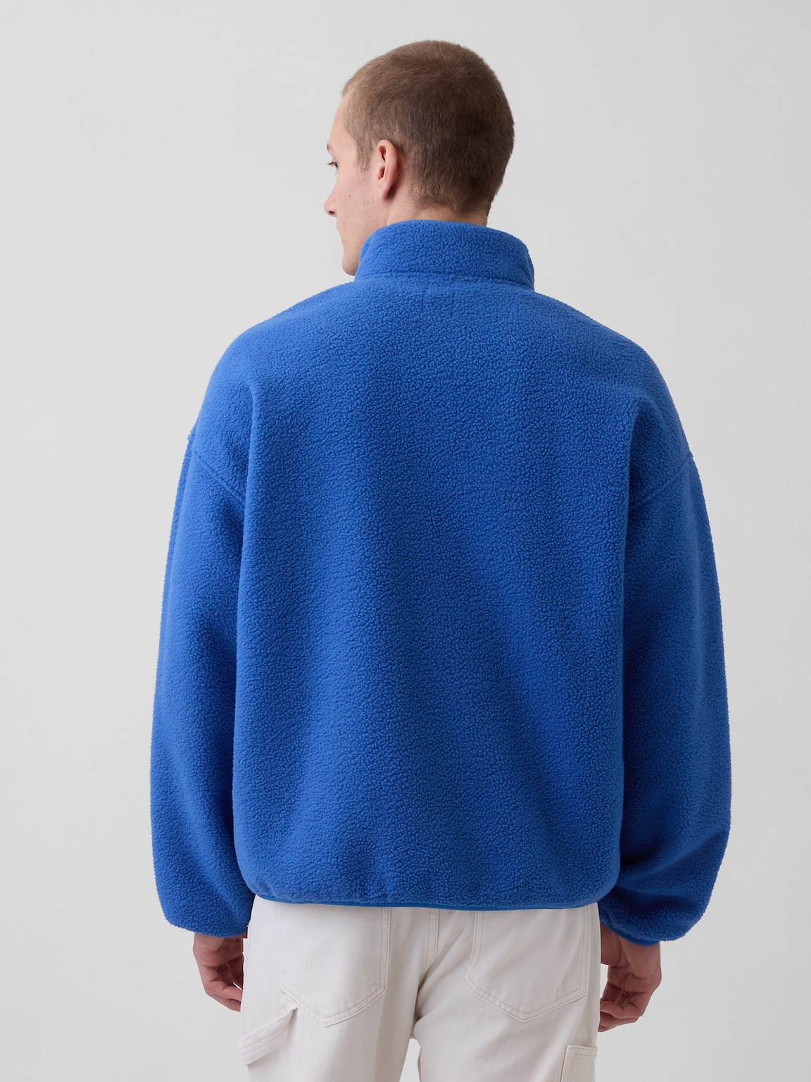 Sherpa Oversized Half-Zip Pullover