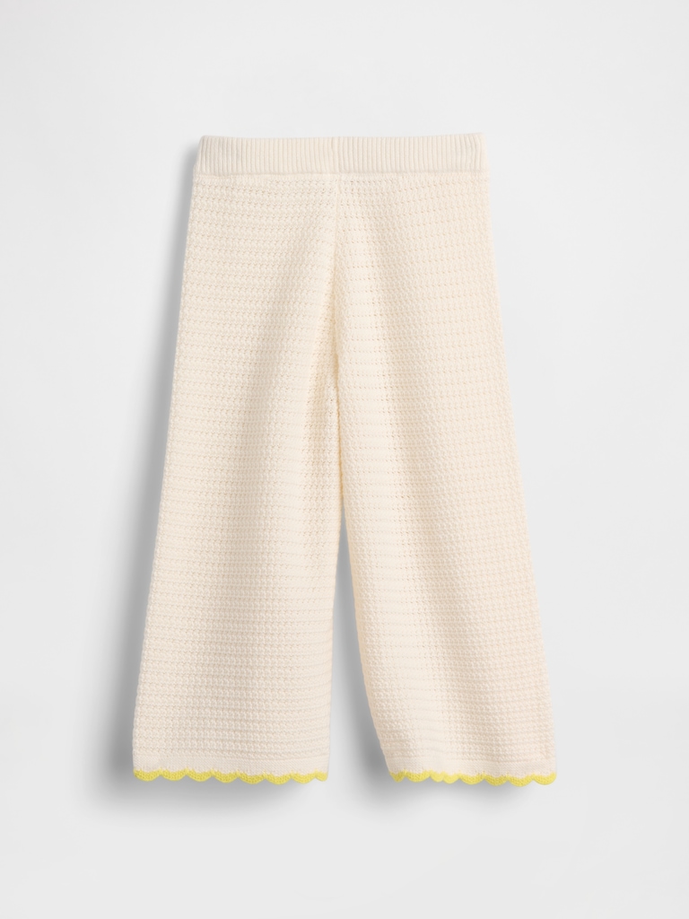Baby & Toddler Crochet Wide-Leg Pants