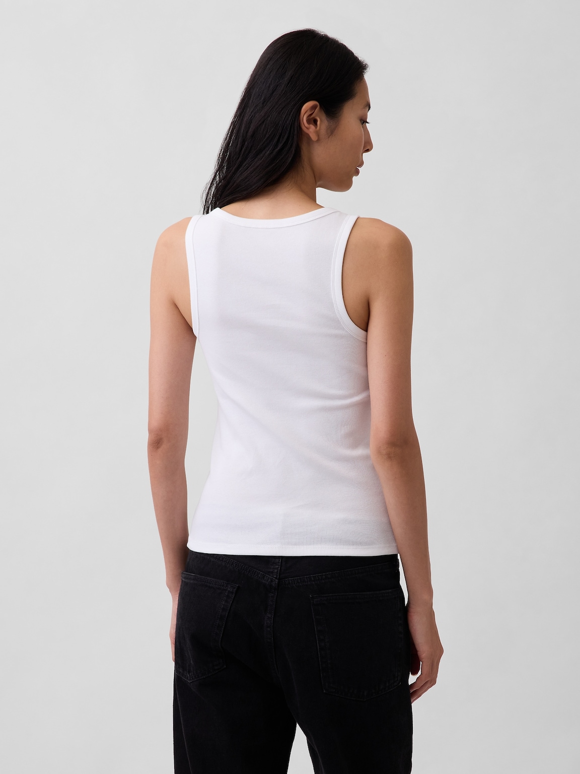 Rib Scoop Tank Top