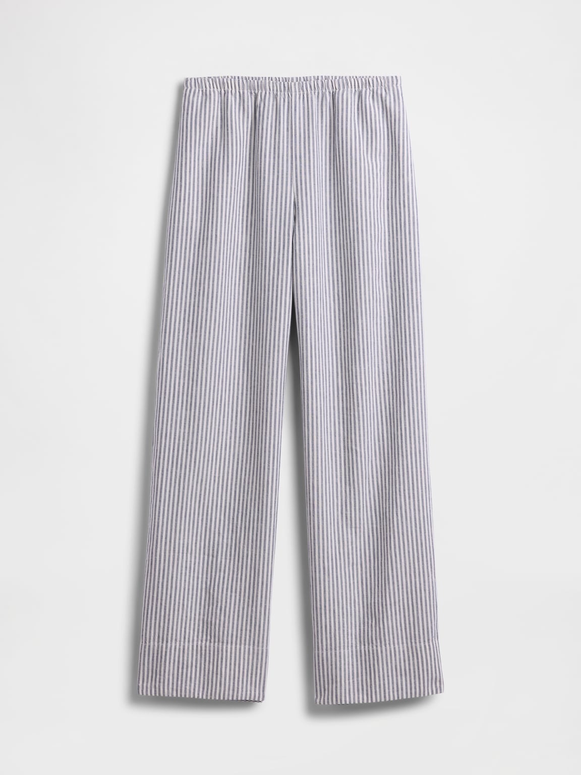 Linen-Blend Easy Wide-Leg Pants