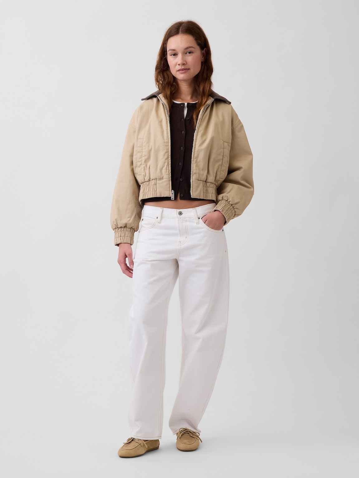 Oversized Bomber Jacket