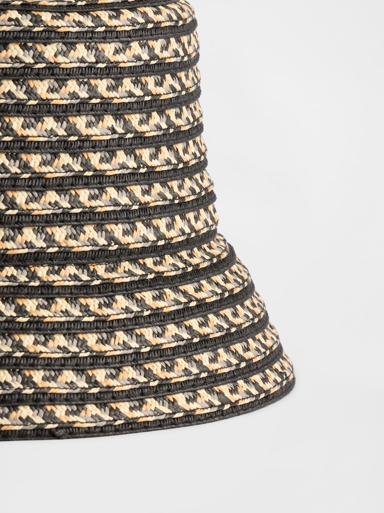 Straw Bucket Hat