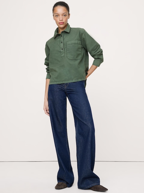 Women's Green Tops & Shirts | Banana Republic