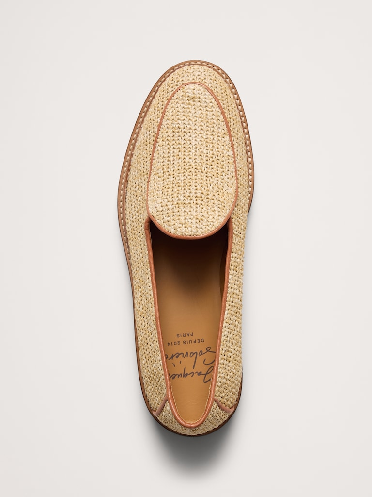 Lex Raffia Loafer by Jacques Soloviere